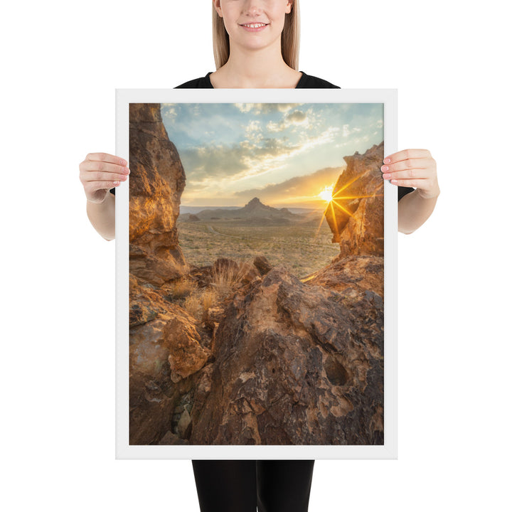 Big Bend Sunset Framed Matte