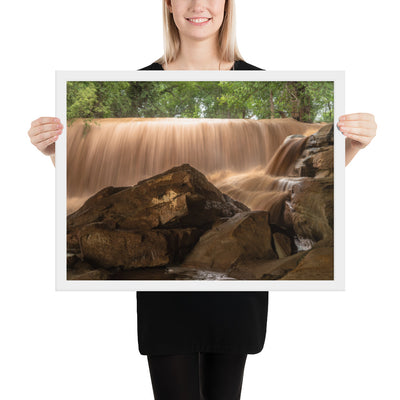 Silver Falls Overflowing Framed Matte