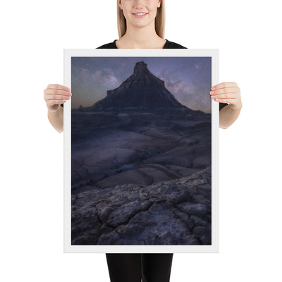Factory Butte Night Framed Matte