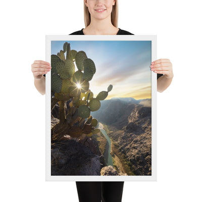 Rio Grande Sunrise Framed Matte