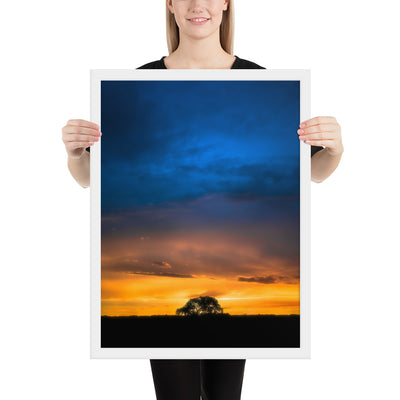 Texas Panhandle Sunset Framed Matte