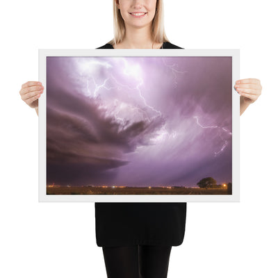 West Texas Lightning Framed Matte