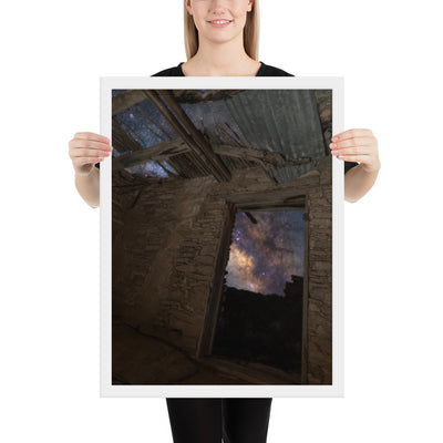 Terlingua Ruins Night Framed Matte