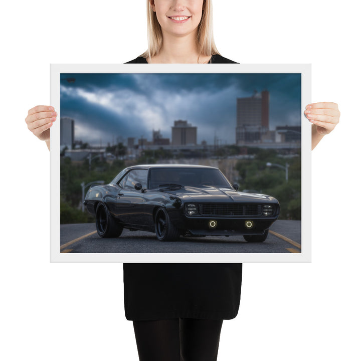 1969 Camaro Dusk Framed Matte