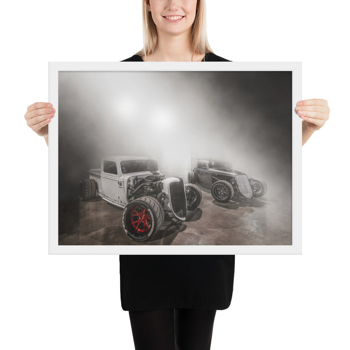 Black Label Ghosts Framed Matte