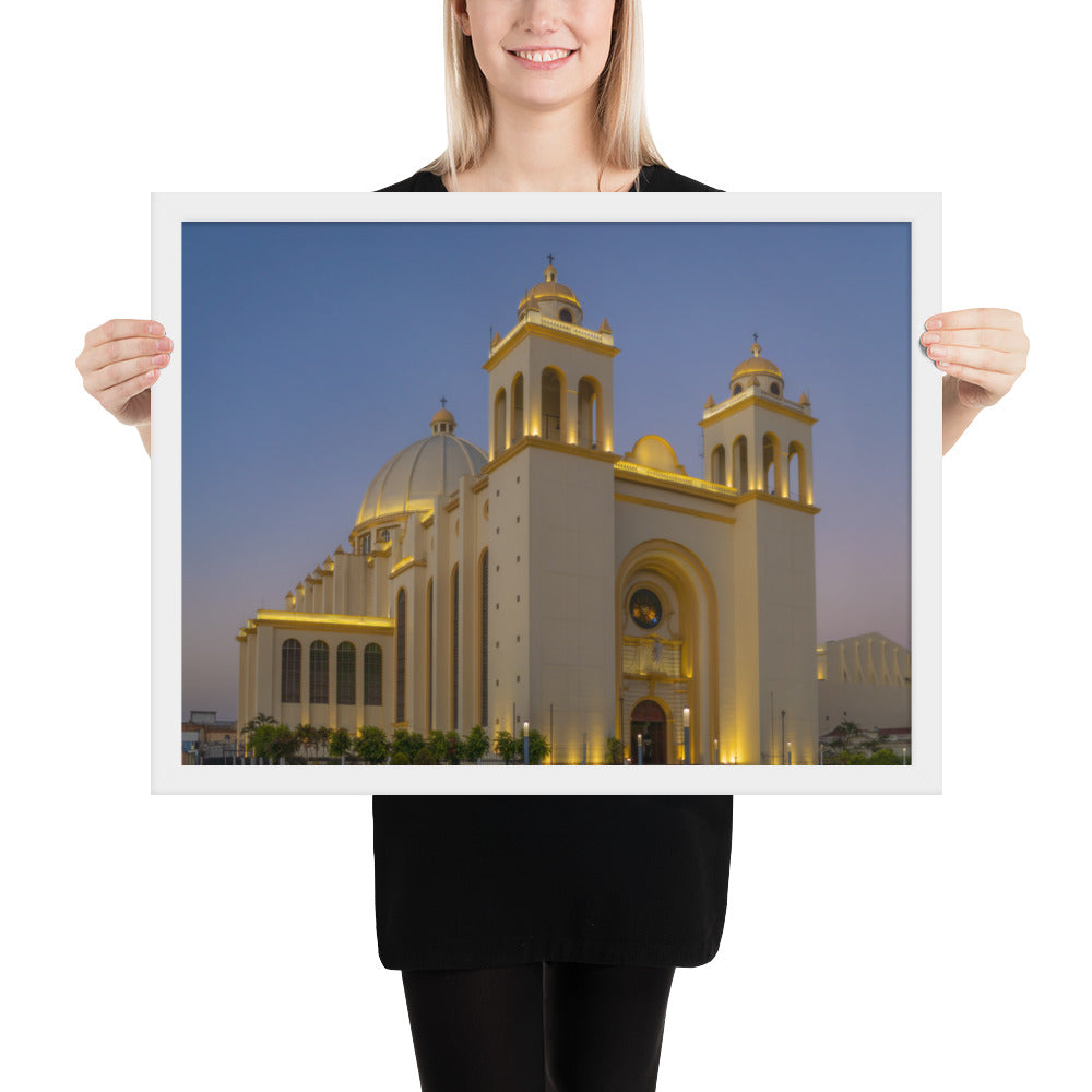 San Salvador Cathedral Framed Matte