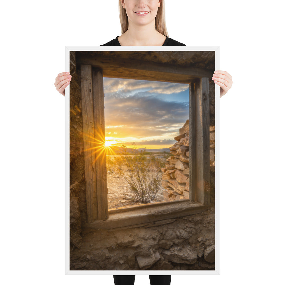 Terlingua Sunrise Framed Matte