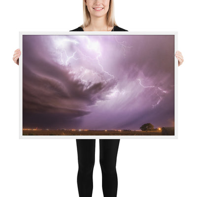 West Texas Lightning Framed Matte