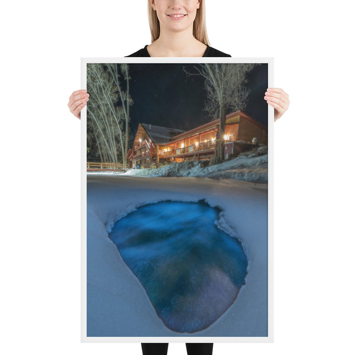 Sipapu Lodge Night Framed Matte