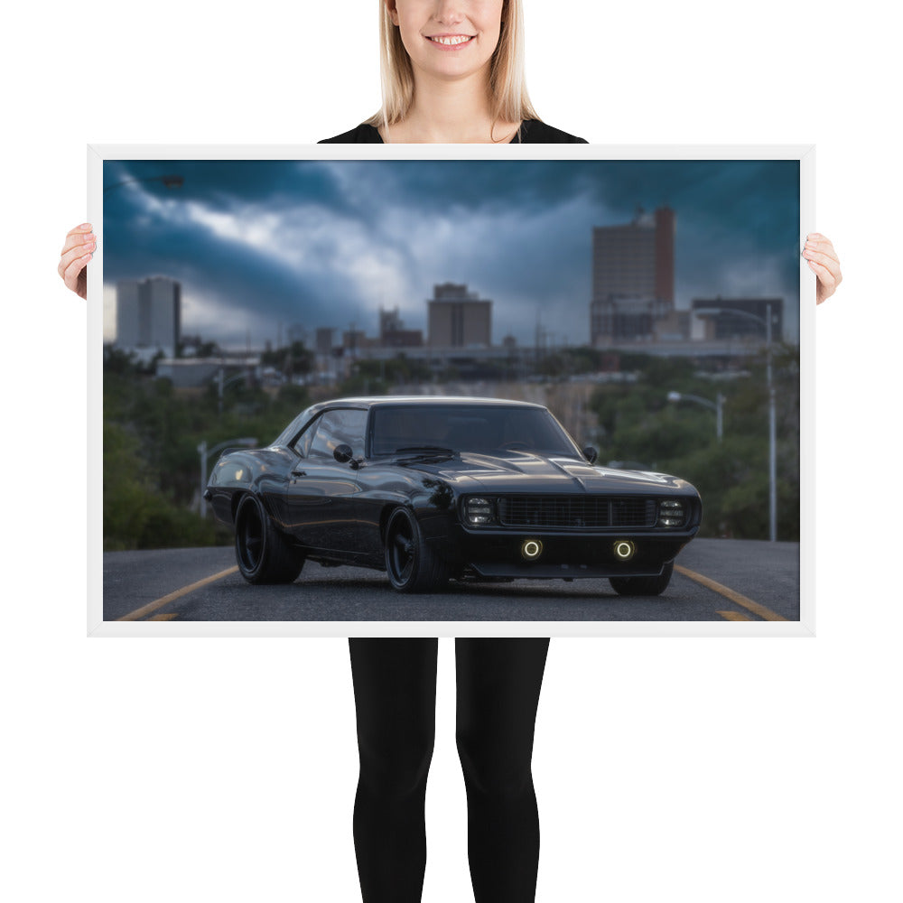 1969 Camaro Dusk Framed Matte