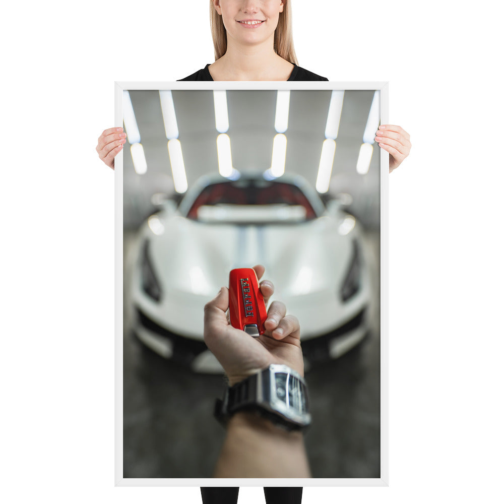 Ferrari 488 Pista Key Framed Matte