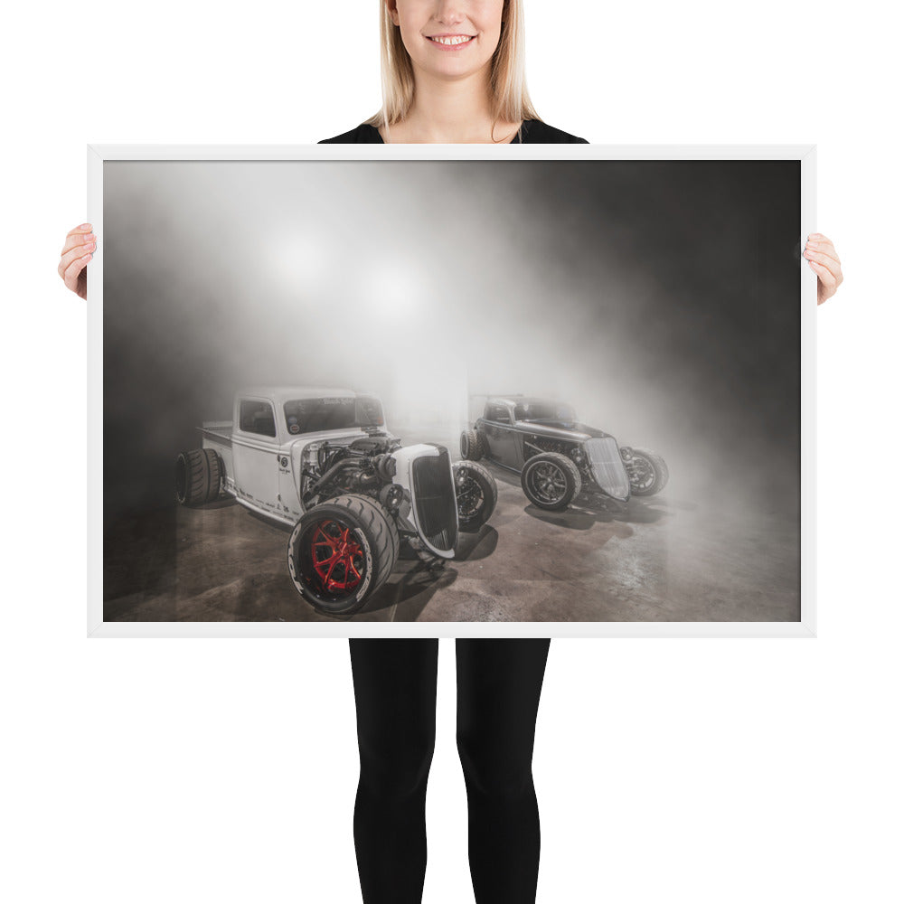 Black Label Ghosts Framed Matte