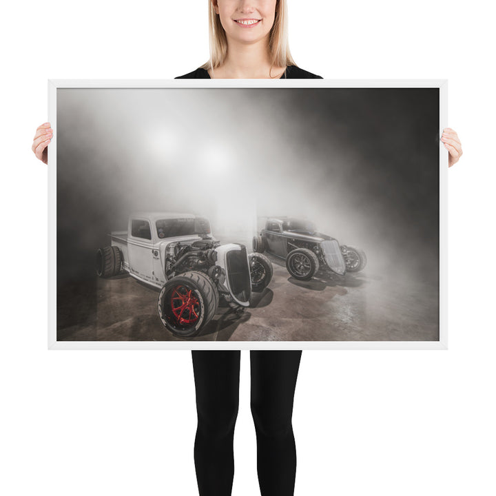 Black Label Ghosts Framed Matte