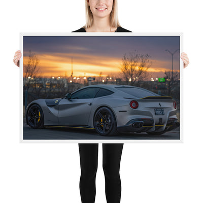 Ferrari F12 Framed Matte