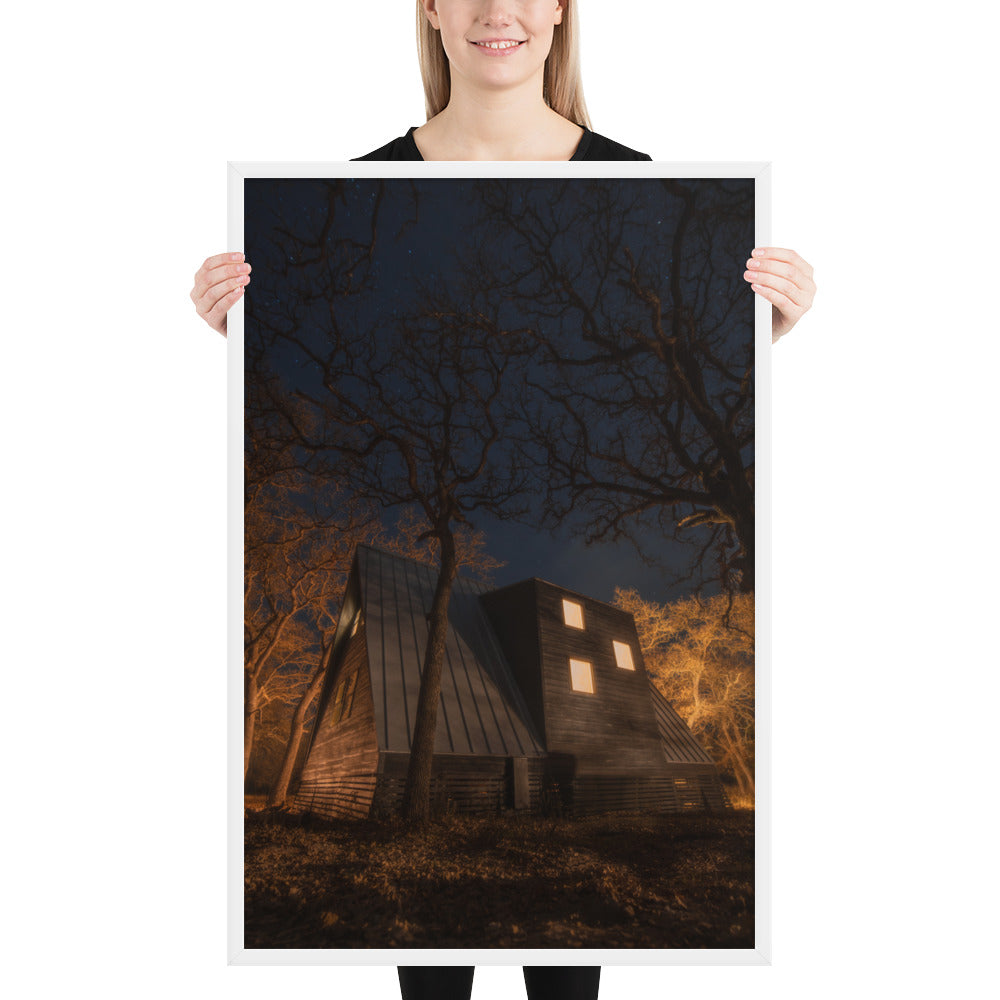 Cabin in the Woods Framed Matte