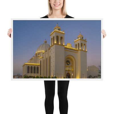 San Salvador Cathedral Framed Matte
