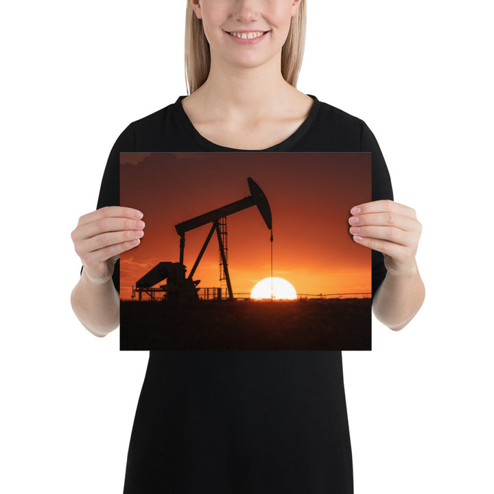 West Texas Pump Jack Matte