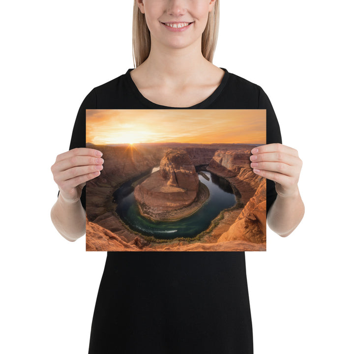 Horseshoe Bend Sunset Matte