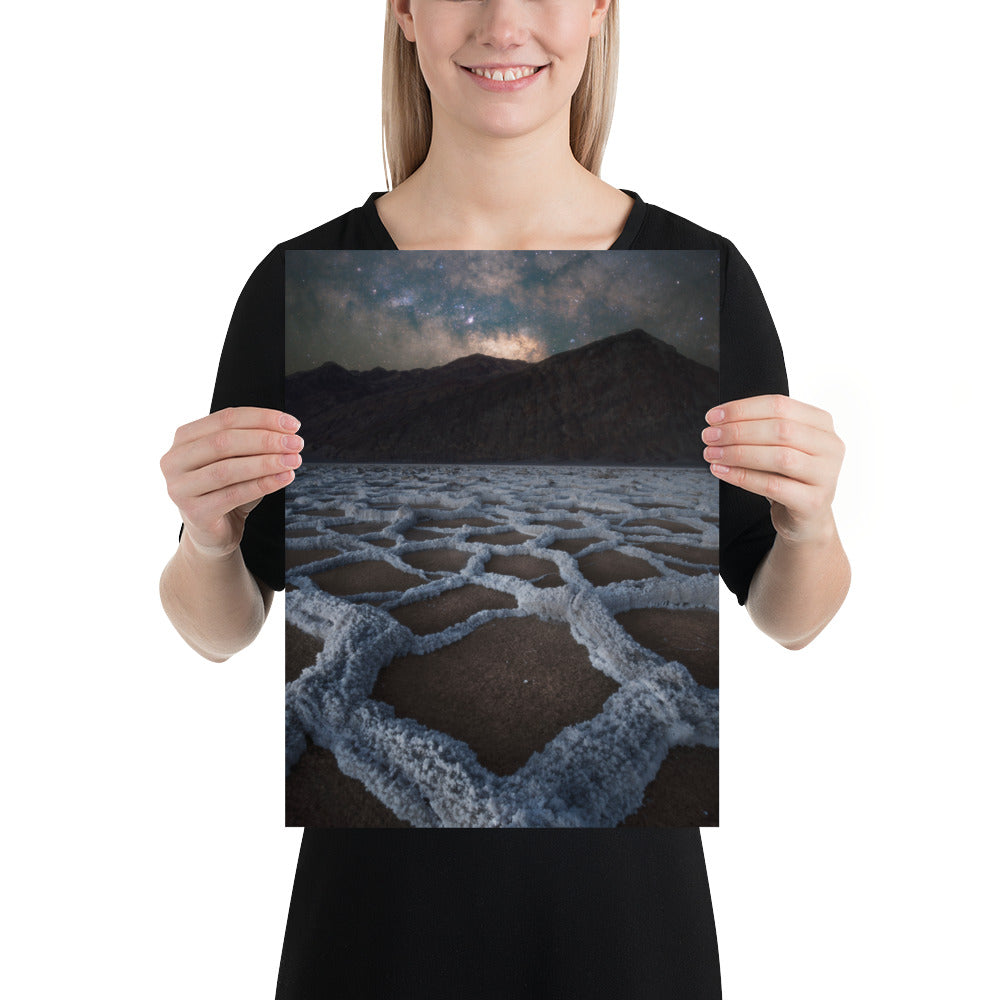 Badwater Basin Nightscape Matte