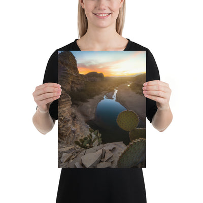 Big Bend Creek Sunset Matte