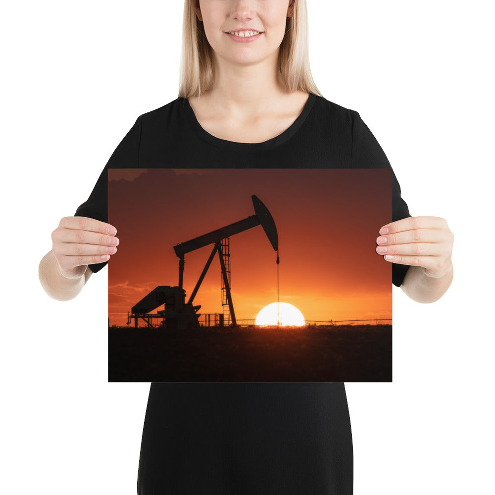 West Texas Pump Jack Matte