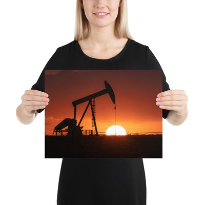 West Texas Pump Jack Matte