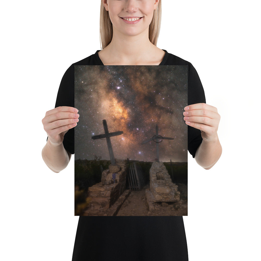Terlingua Cemetery Milky Way Matte