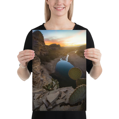 Big Bend Creek Sunset Matte