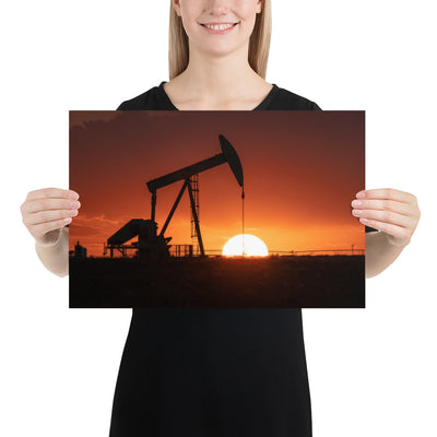 West Texas Pump Jack Matte