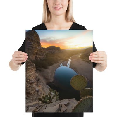 Big Bend Creek Sunset Matte