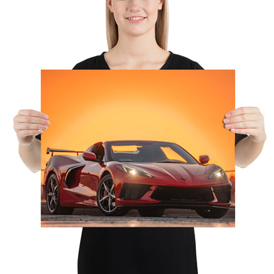 C8 Corvette Sunset Matte