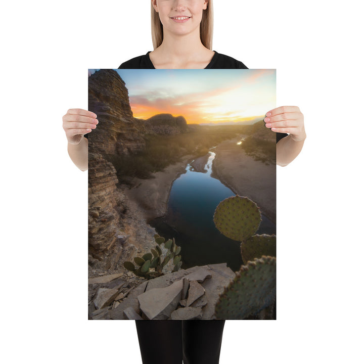 Big Bend Creek Sunset Matte