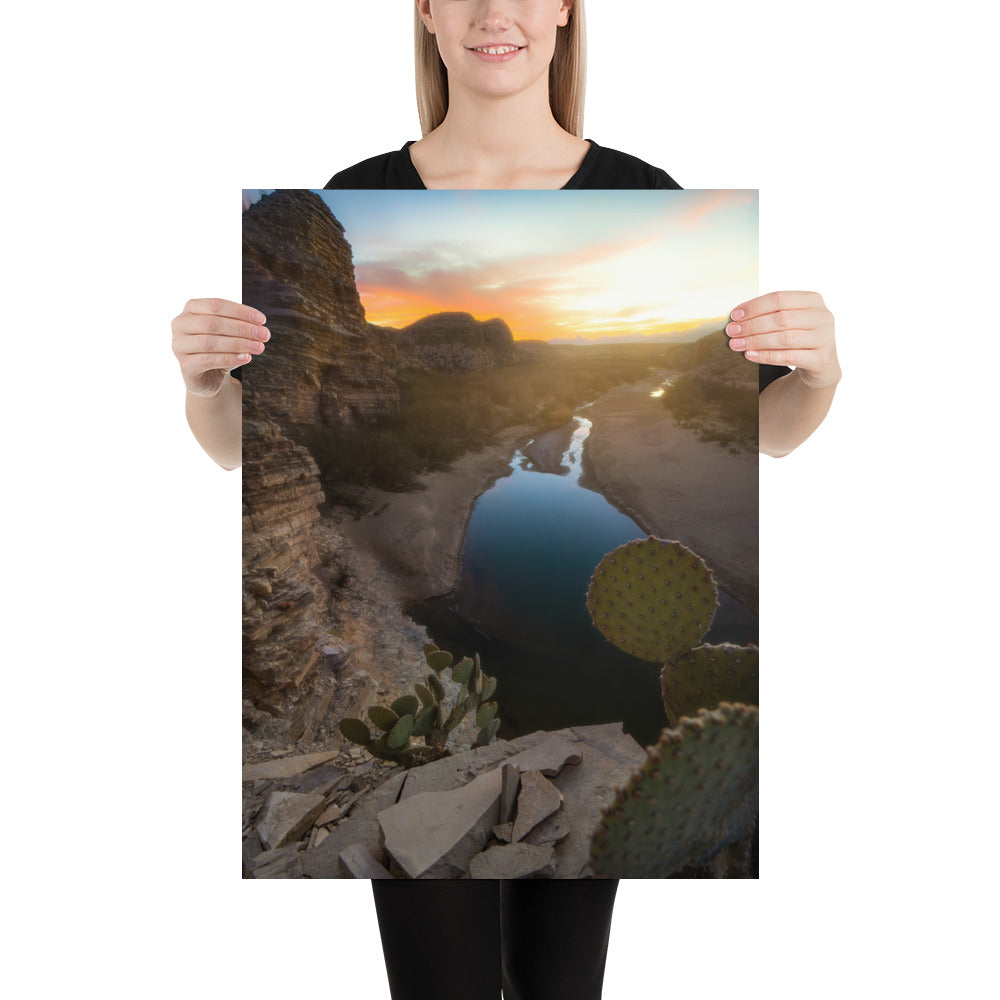 Big Bend Creek Sunset Matte