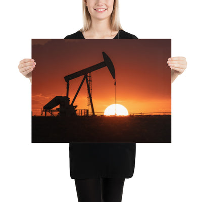 West Texas Pump Jack Matte