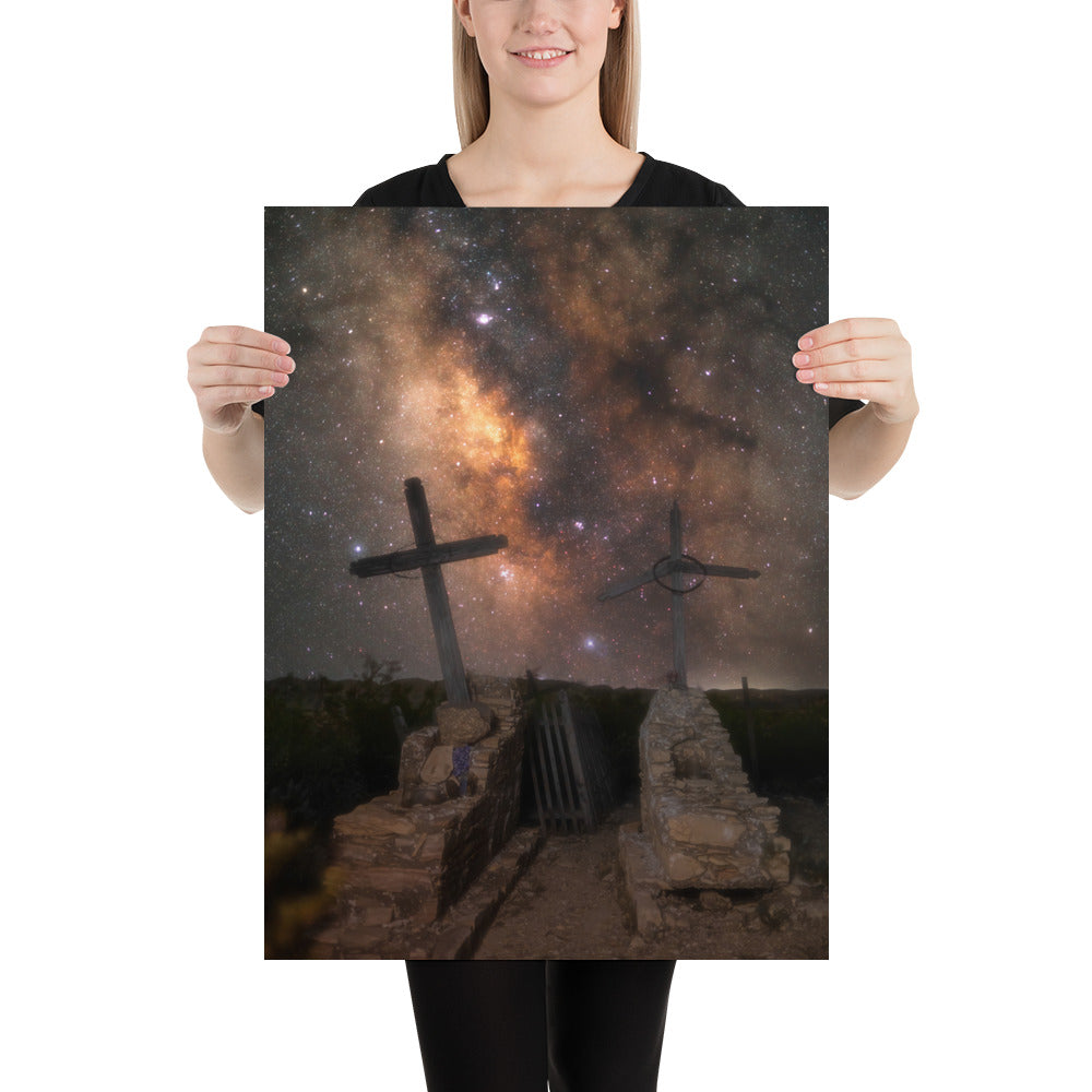 Terlingua Cemetery Milky Way Matte