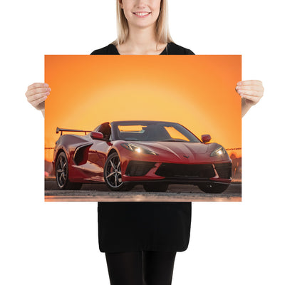 C8 Corvette Sunset Matte