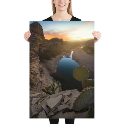 Big Bend Creek Sunset Matte