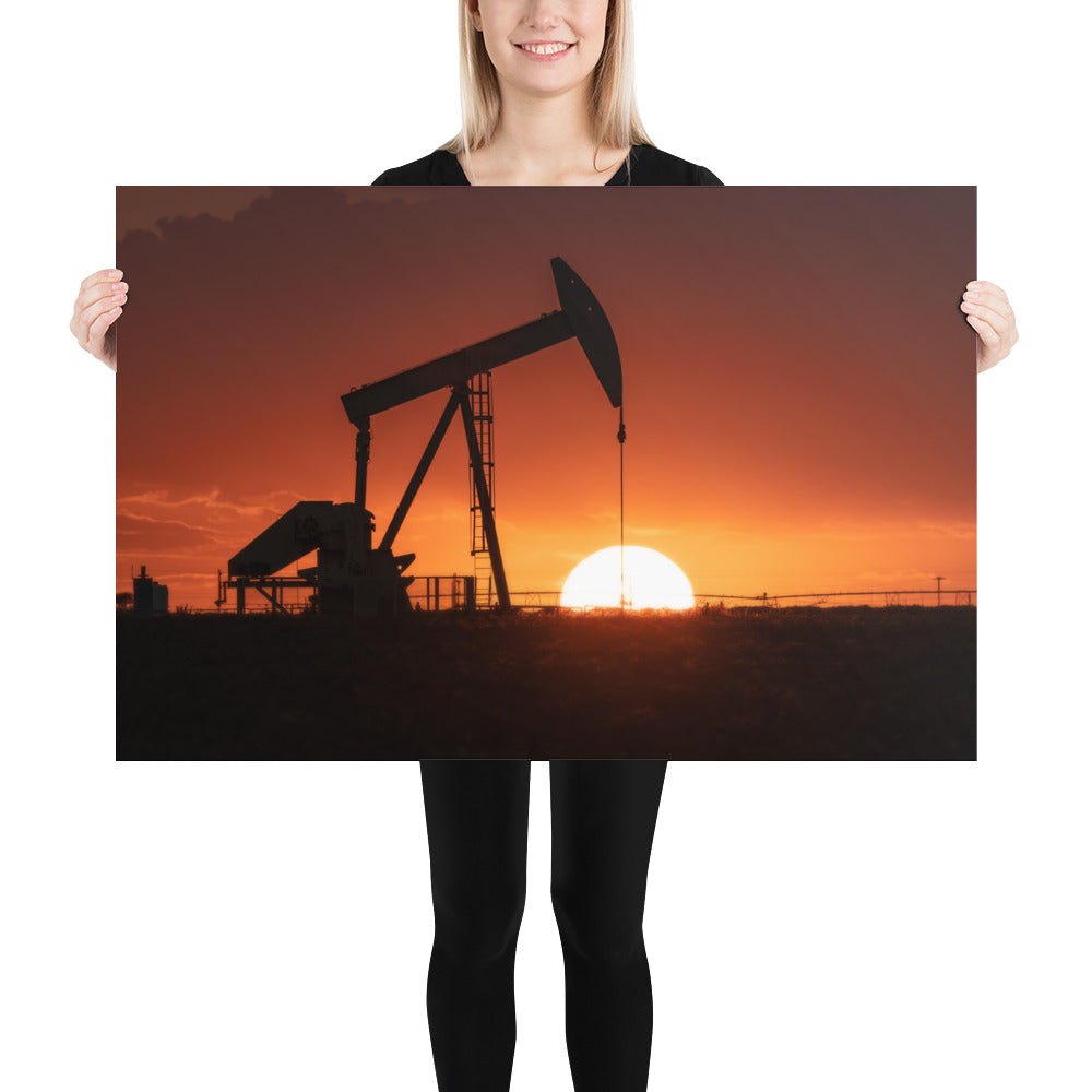 West Texas Pump Jack Matte