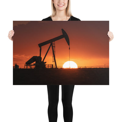 West Texas Pump Jack Matte