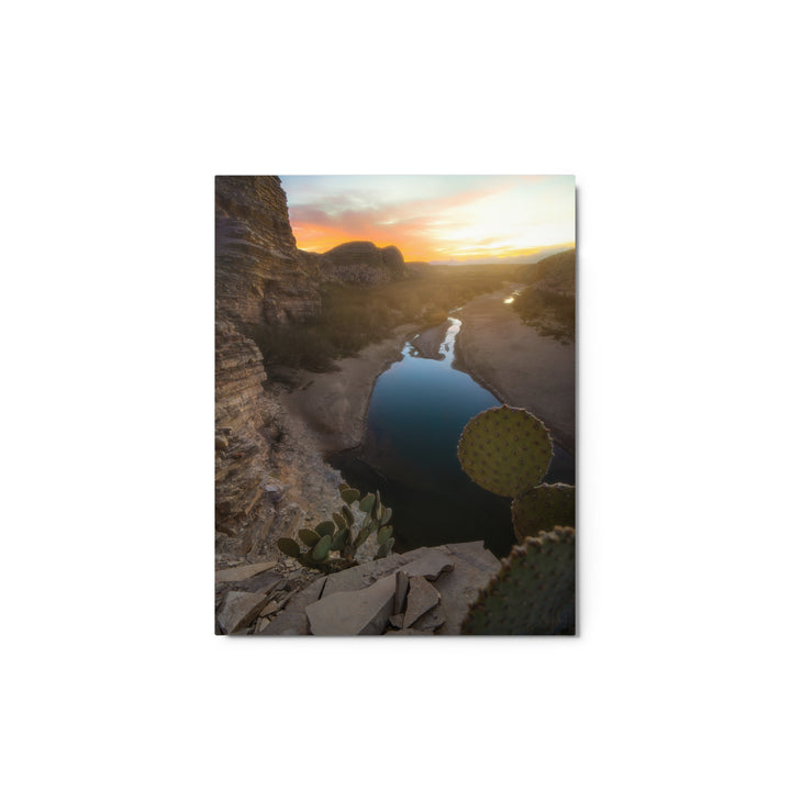 Big Bend Creek Sunset Metal