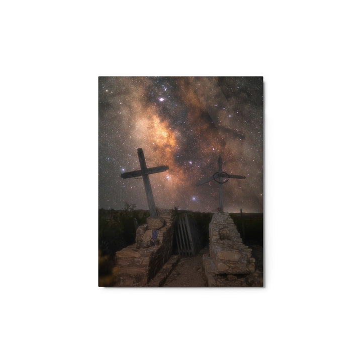 Terlingua Cemetery Milky Way Metal