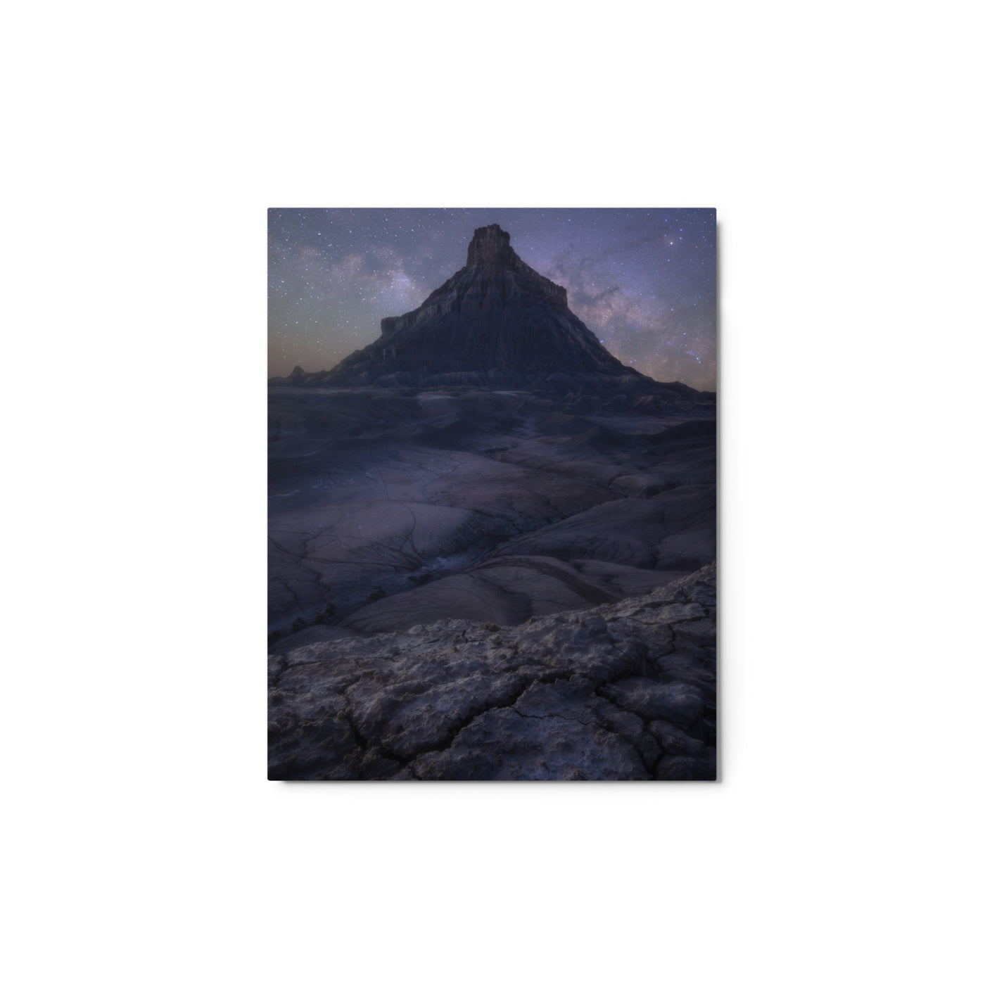 Factory Butte Night Metal