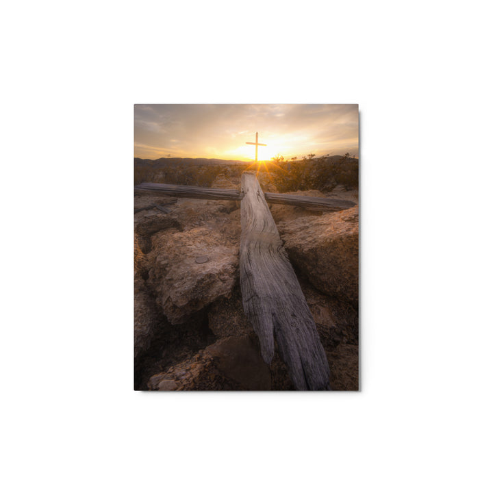 Terlingua Cemetery Sunset Metal