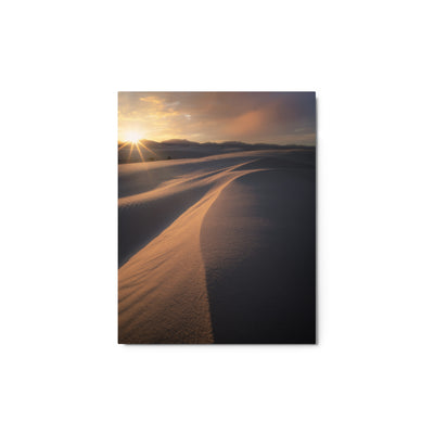White Sands Sunset Metal