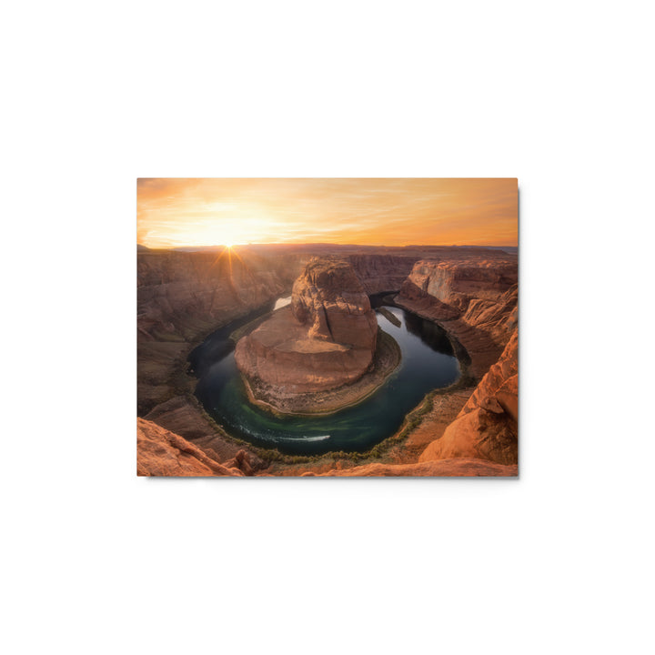 Horseshoe Bend Sunset Metal