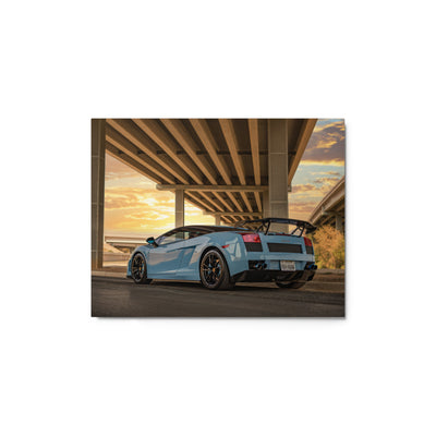 Lamborghini Gallardo Sunset Metal