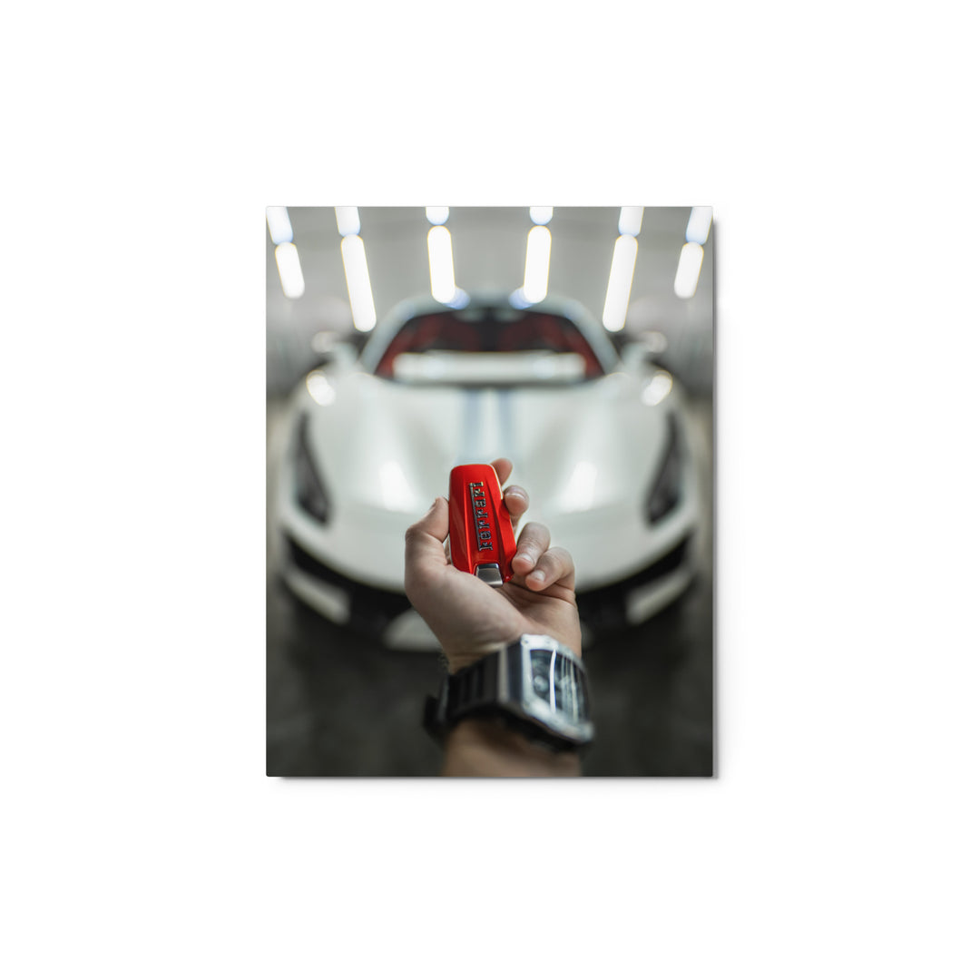 Ferrari 488 Pista Key Metal