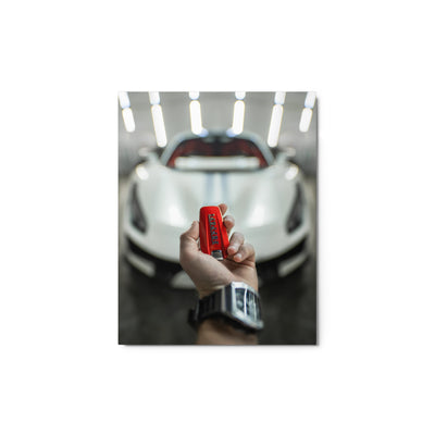 Ferrari 488 Pista Key Metal