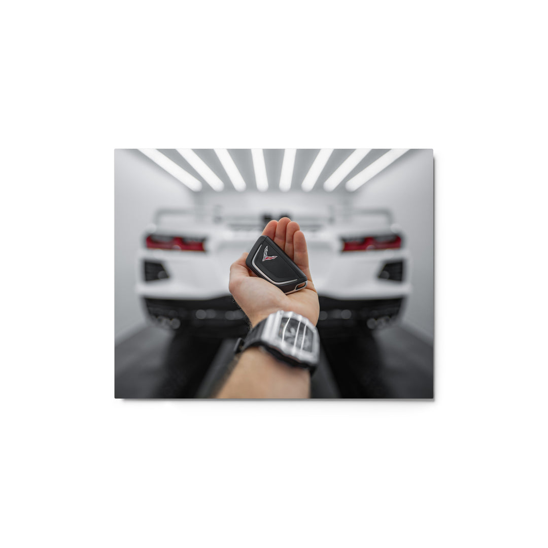 C8 Corvette Key Metal
