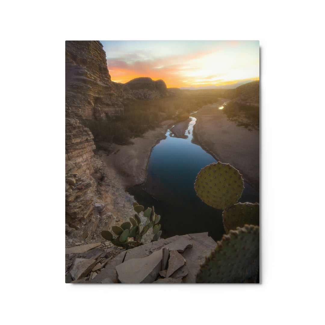 Big Bend Creek Sunset Metal
